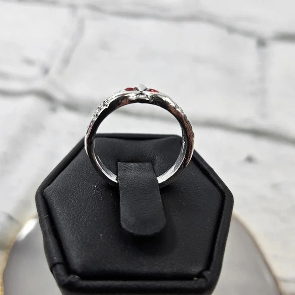 Red Eyed Owl Adjustable Fashion Ring A17 - Picture 11 of 13